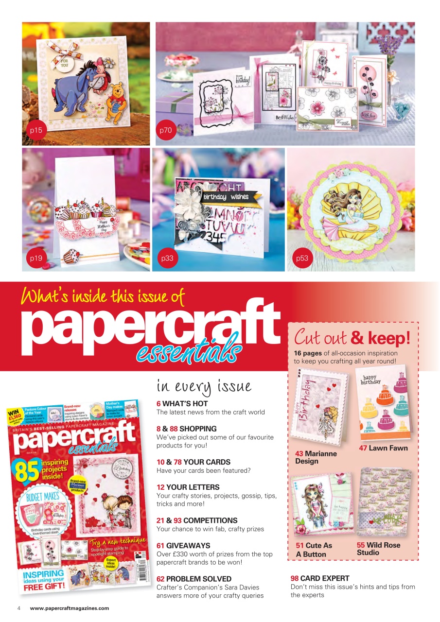 Papercraft Essentials Preview Pages