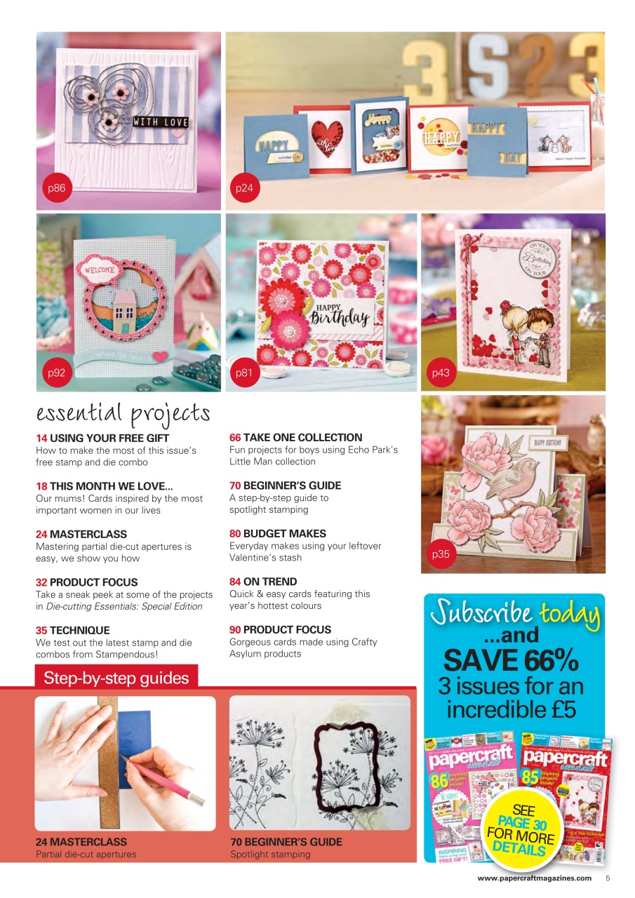 Papercraft Essentials Preview Pages