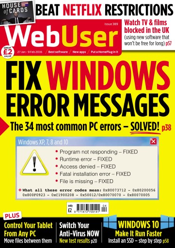 Webuser issue 