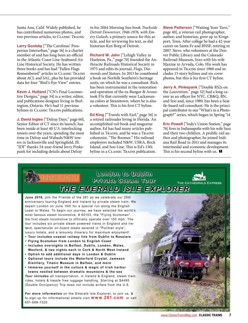 Classic Trains Preview Pages