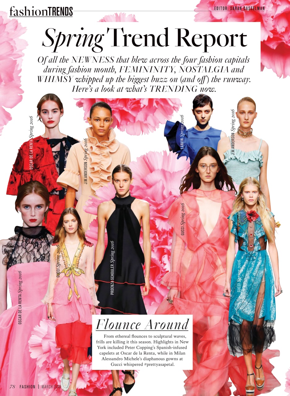 Fashion Magazine Preview Pages