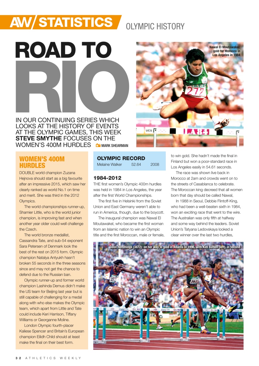 AW – Athletics Weekly Magazine Preview Pages