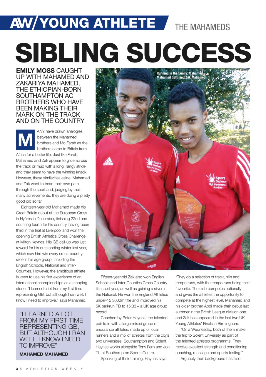 AW – Athletics Weekly Magazine Preview Pages