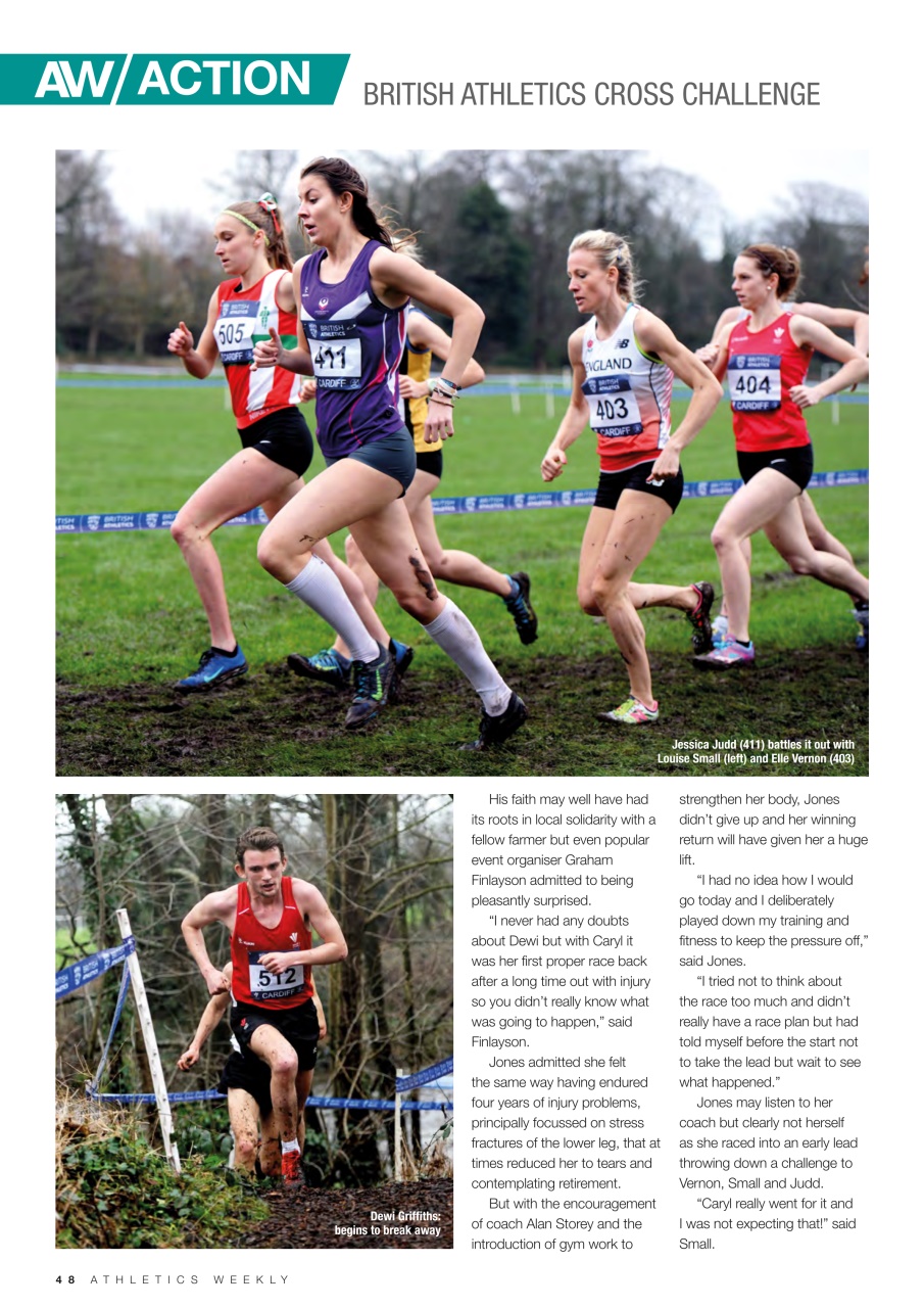 AW – Athletics Weekly Magazine Preview Pages