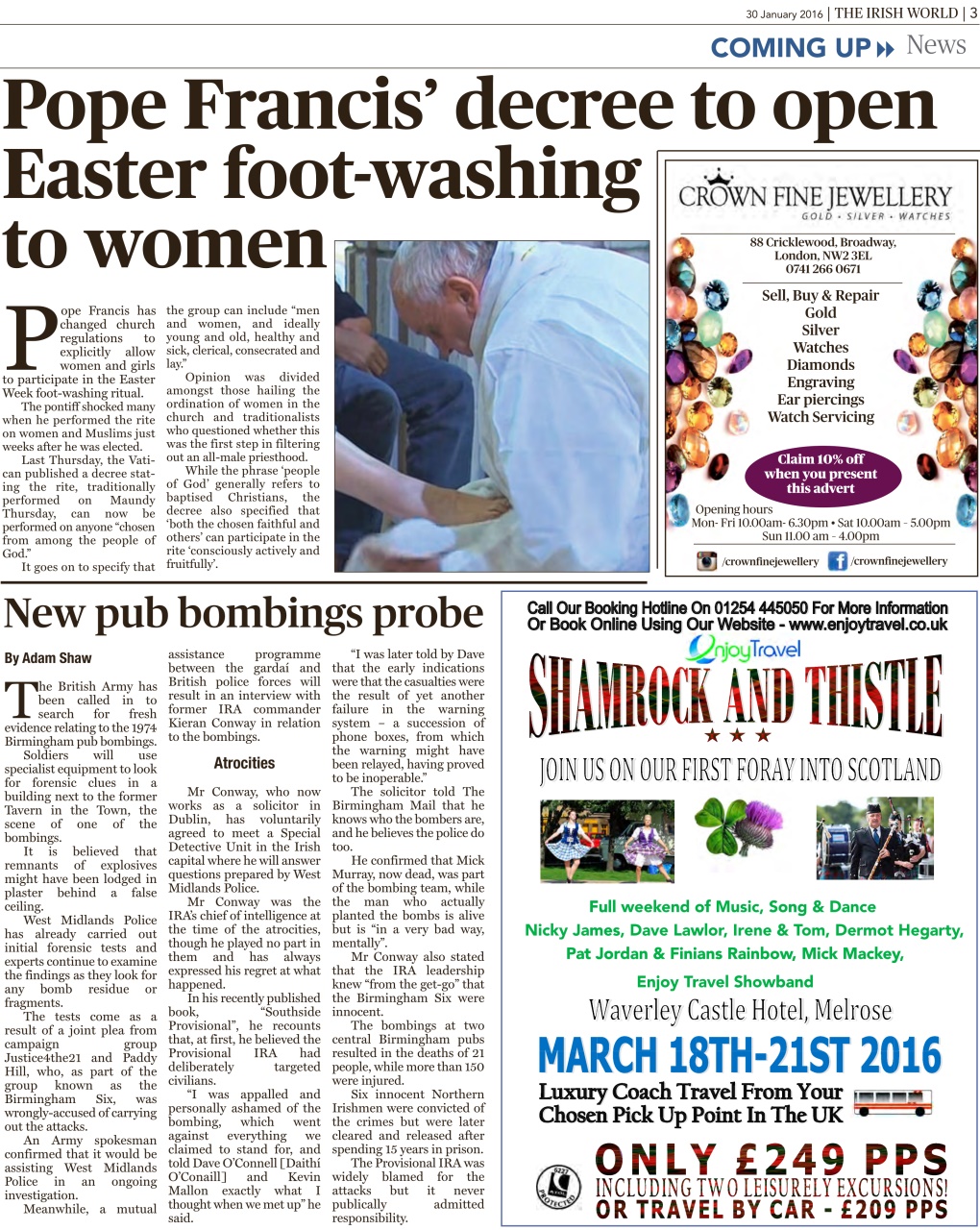 Irish World Preview Pages