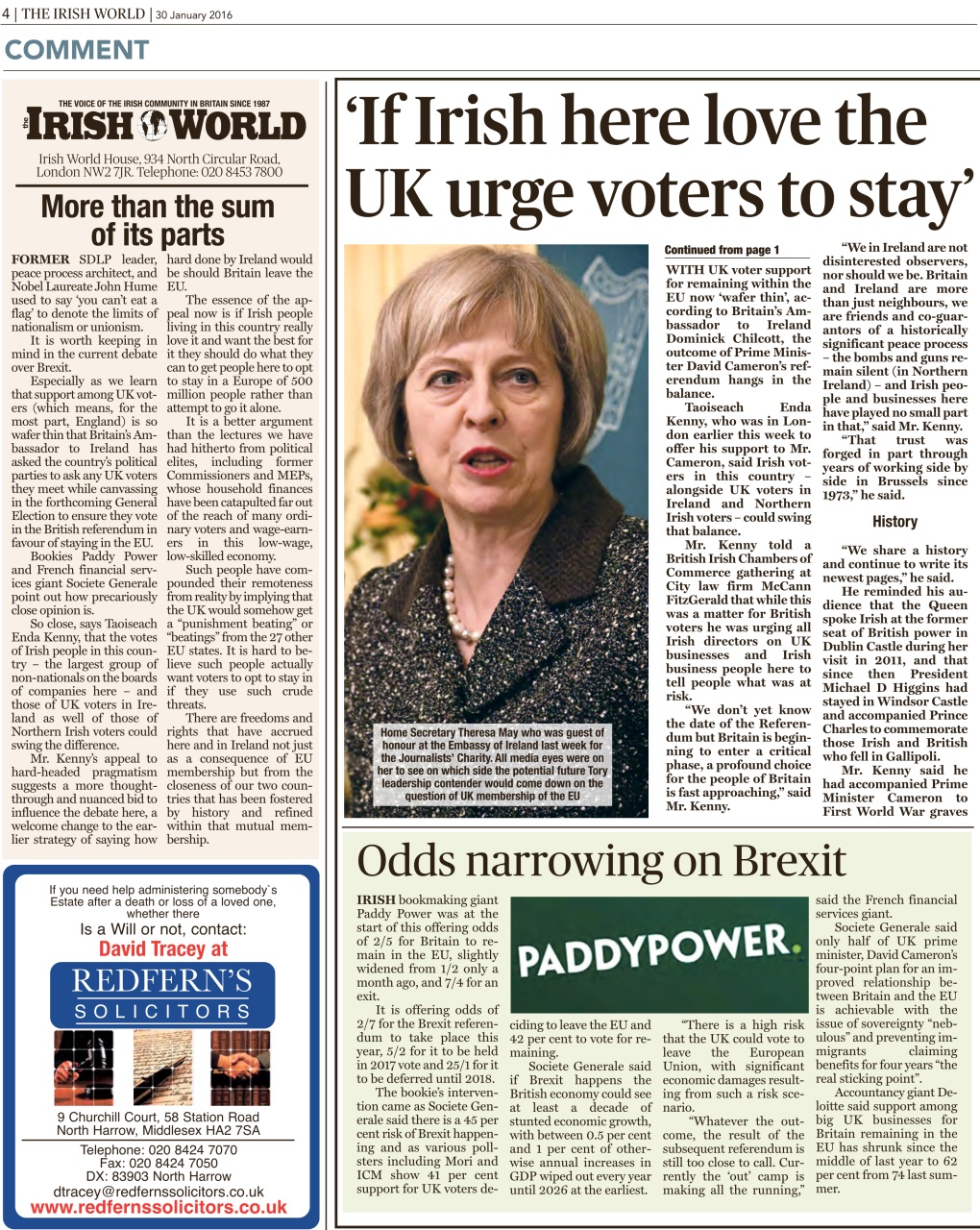 Irish World Preview Pages