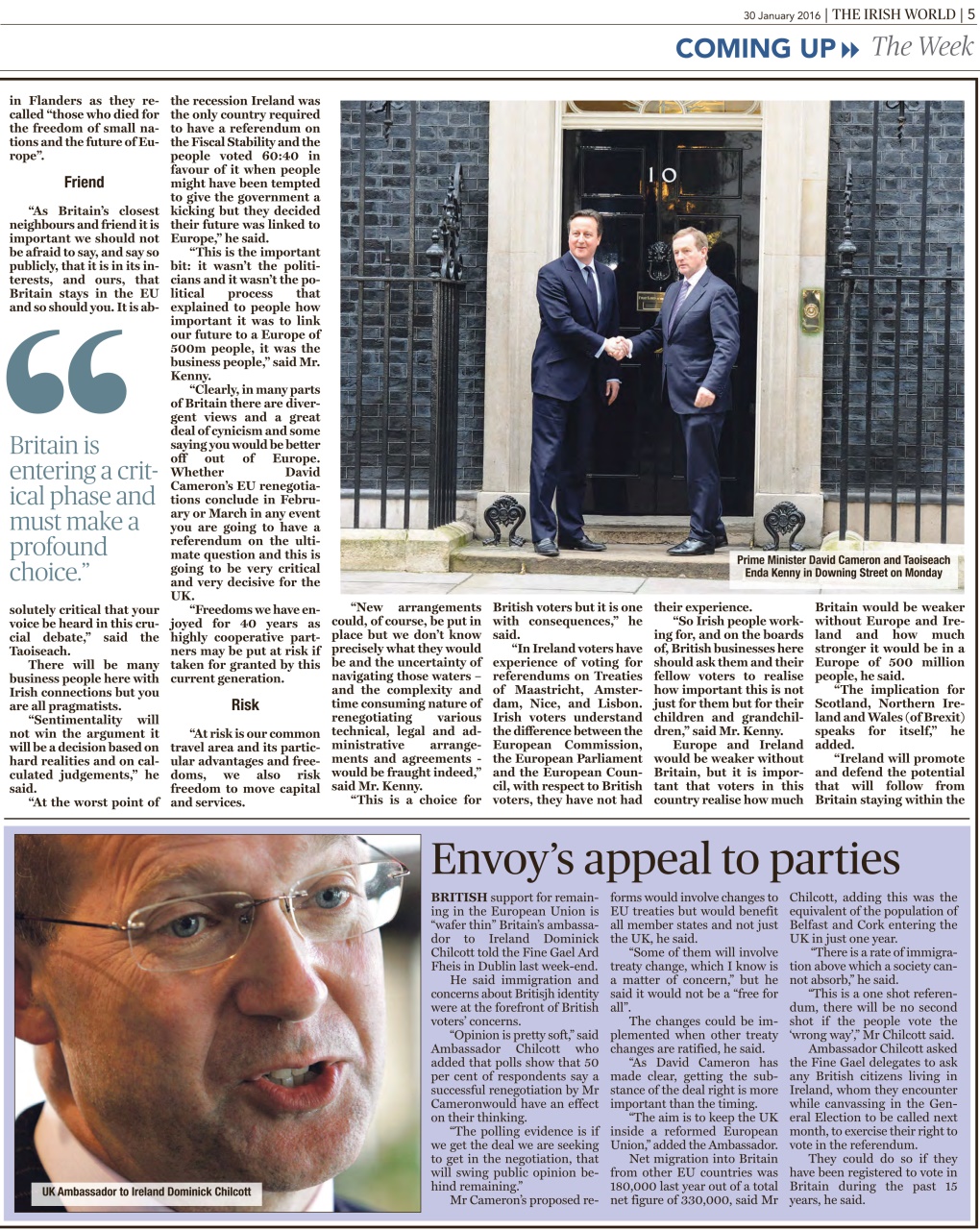 Irish World Preview Pages