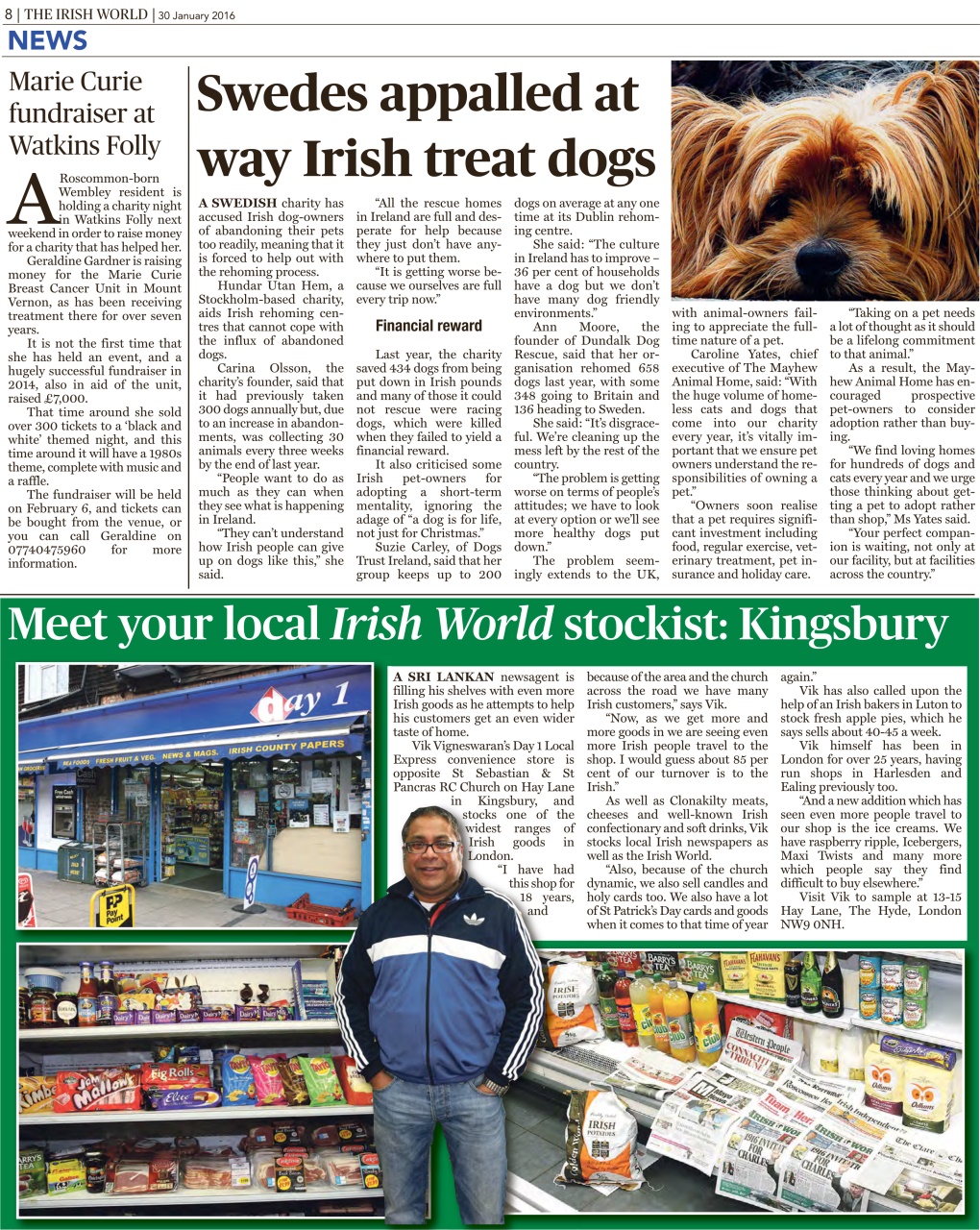 Irish World Preview Pages