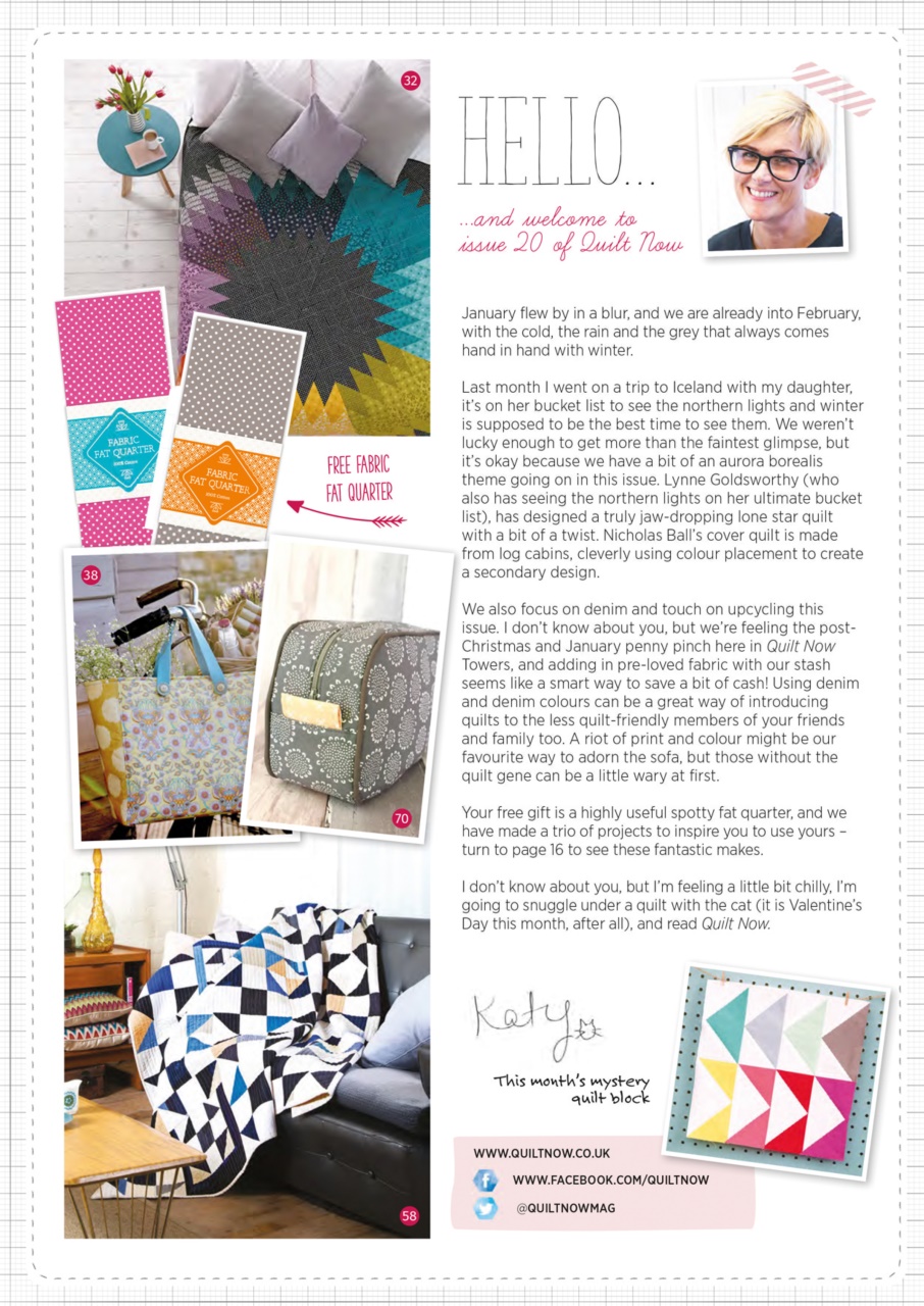 Quilt Now Preview Pages