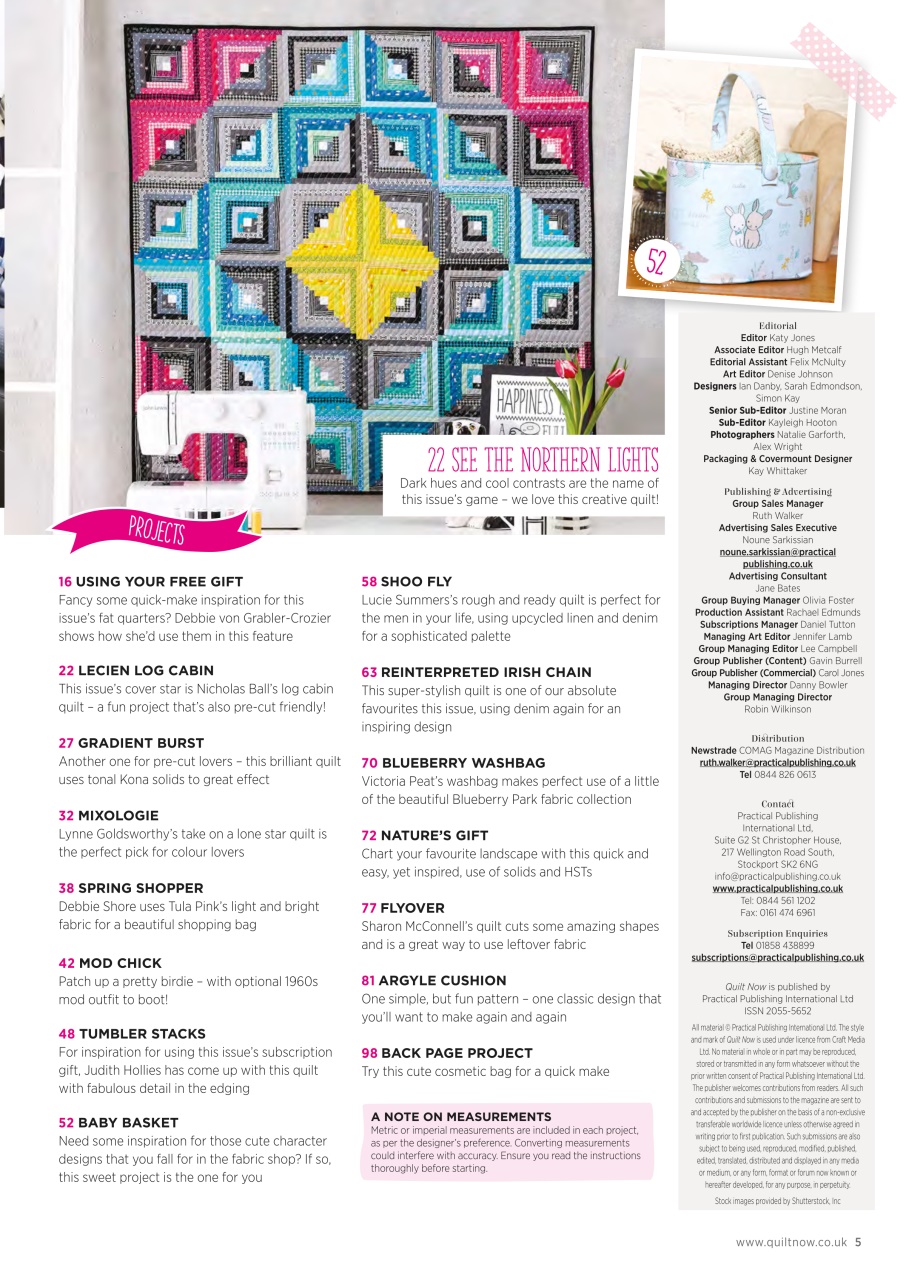 Quilt Now Preview Pages