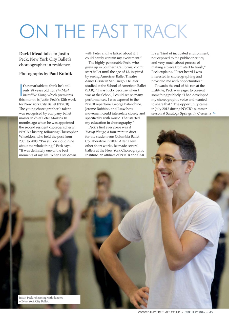 Dancing Times Preview Pages