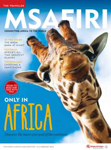 MSAFIRI – Kenya Airways Inflight issue February 2016