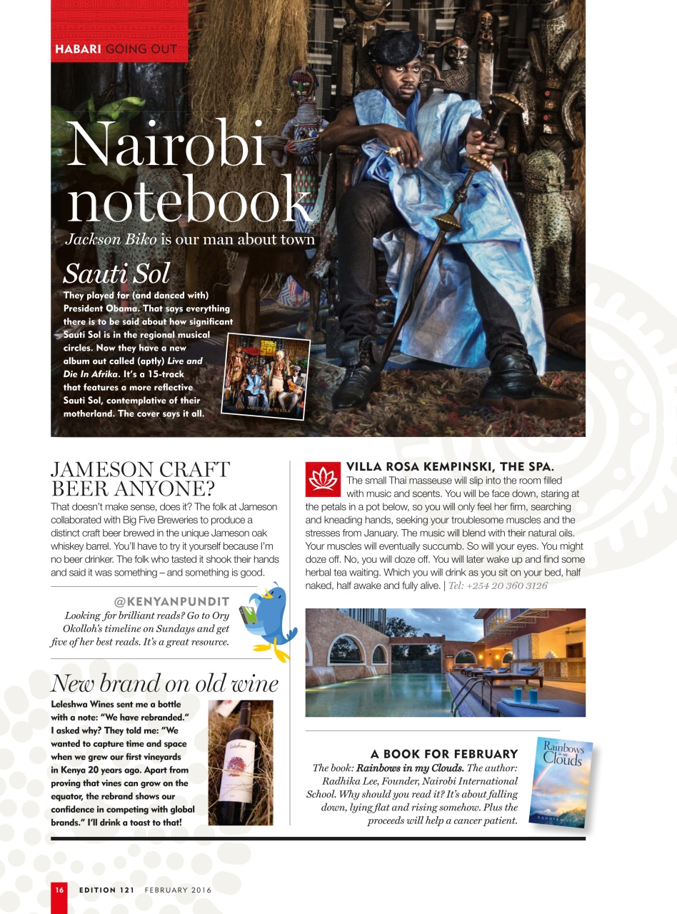 MSAFIRI – Kenya Airways Inflight Preview Pages