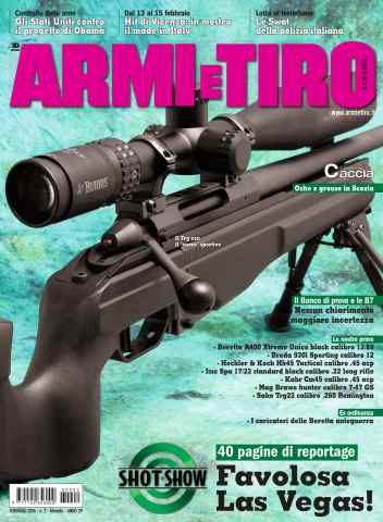 Armi E Tiro issue febbraio 2016