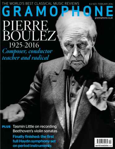 Gramophone issue February 2016