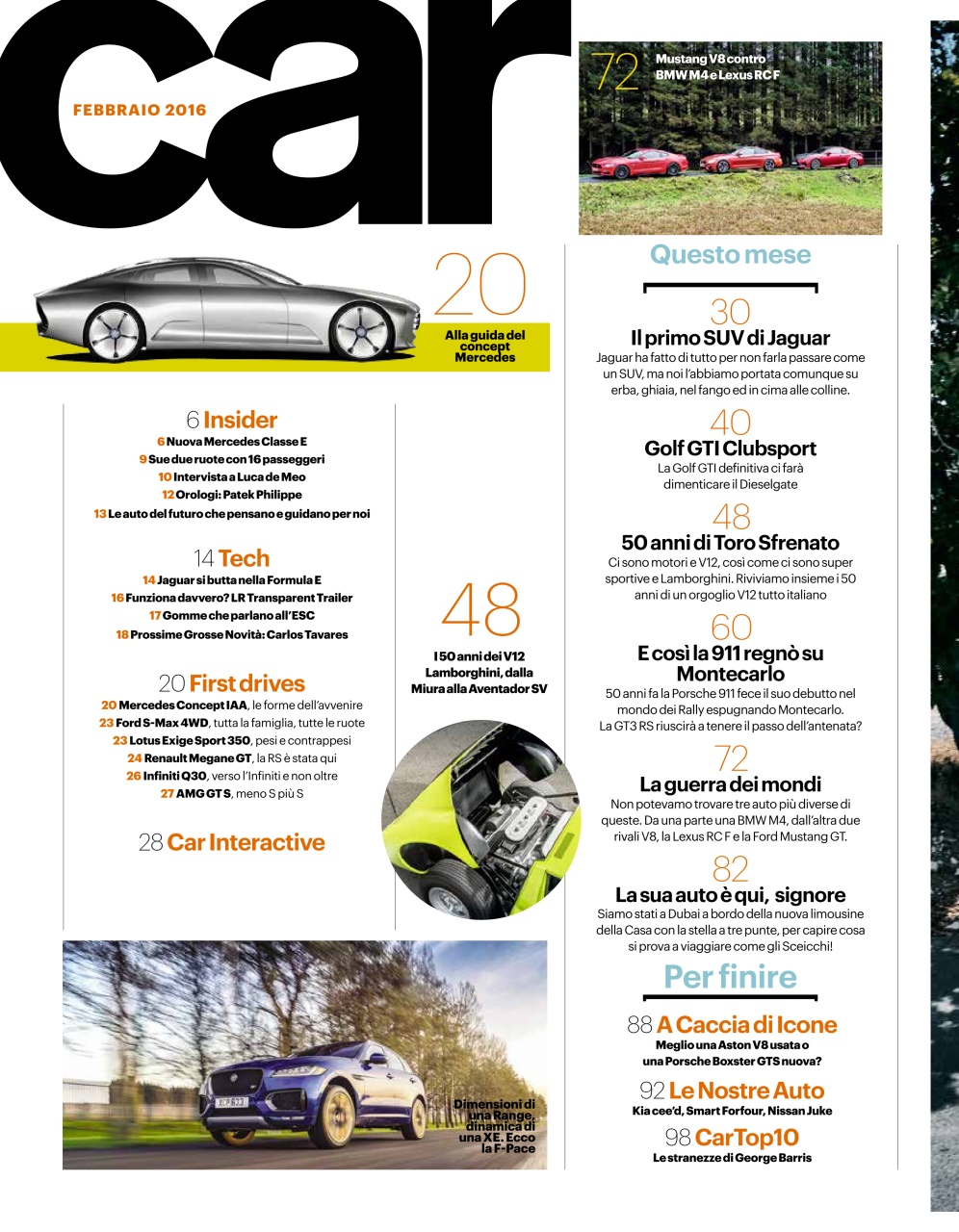 CAR magazine Italia Preview Pages