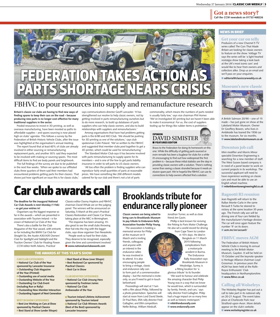 Classic Car Weekly Preview Pages