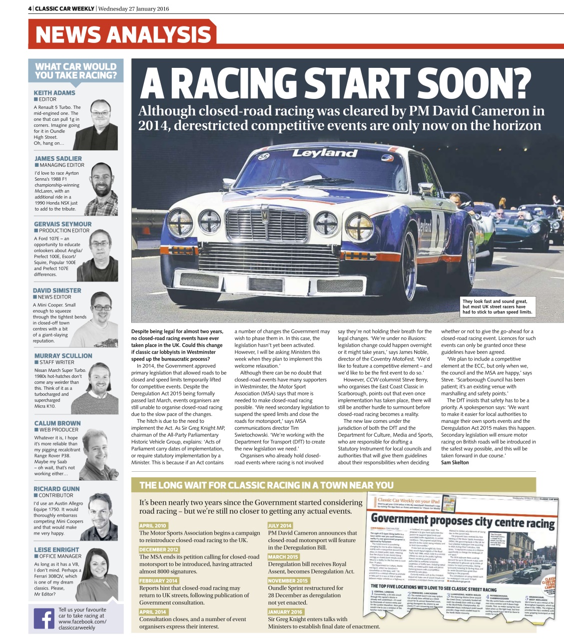 Classic Car Weekly Preview Pages