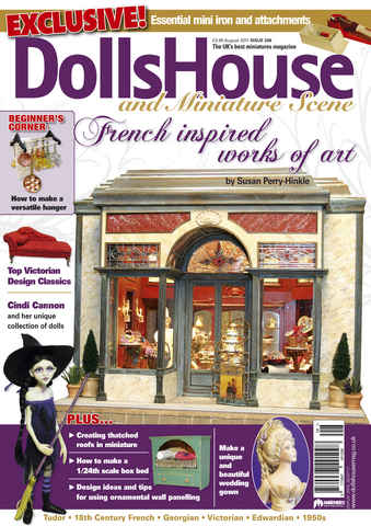 Dolls House and Miniature Scene issue DHMS August 11 (Iss 206)