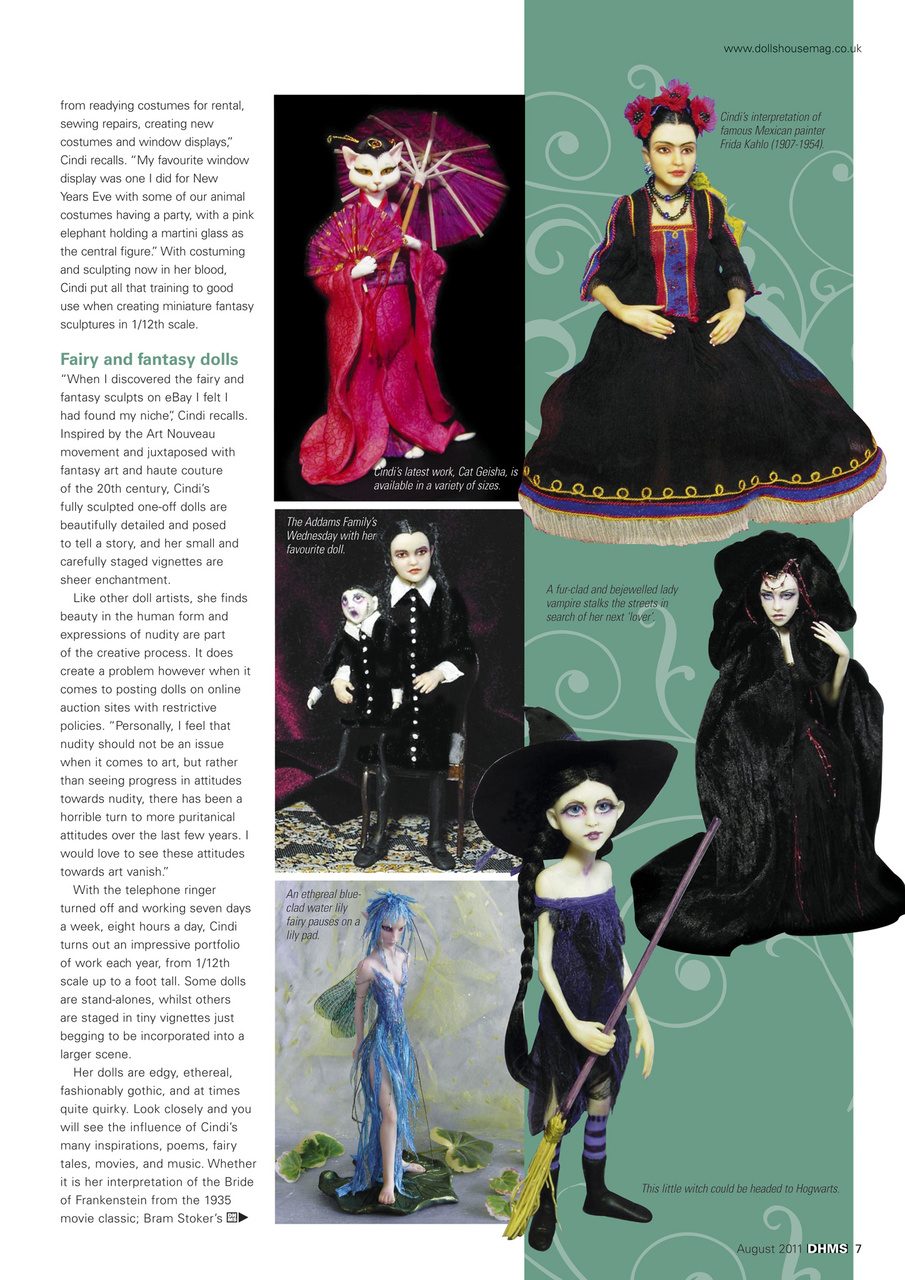 Dolls House and Miniature Scene Preview Pages