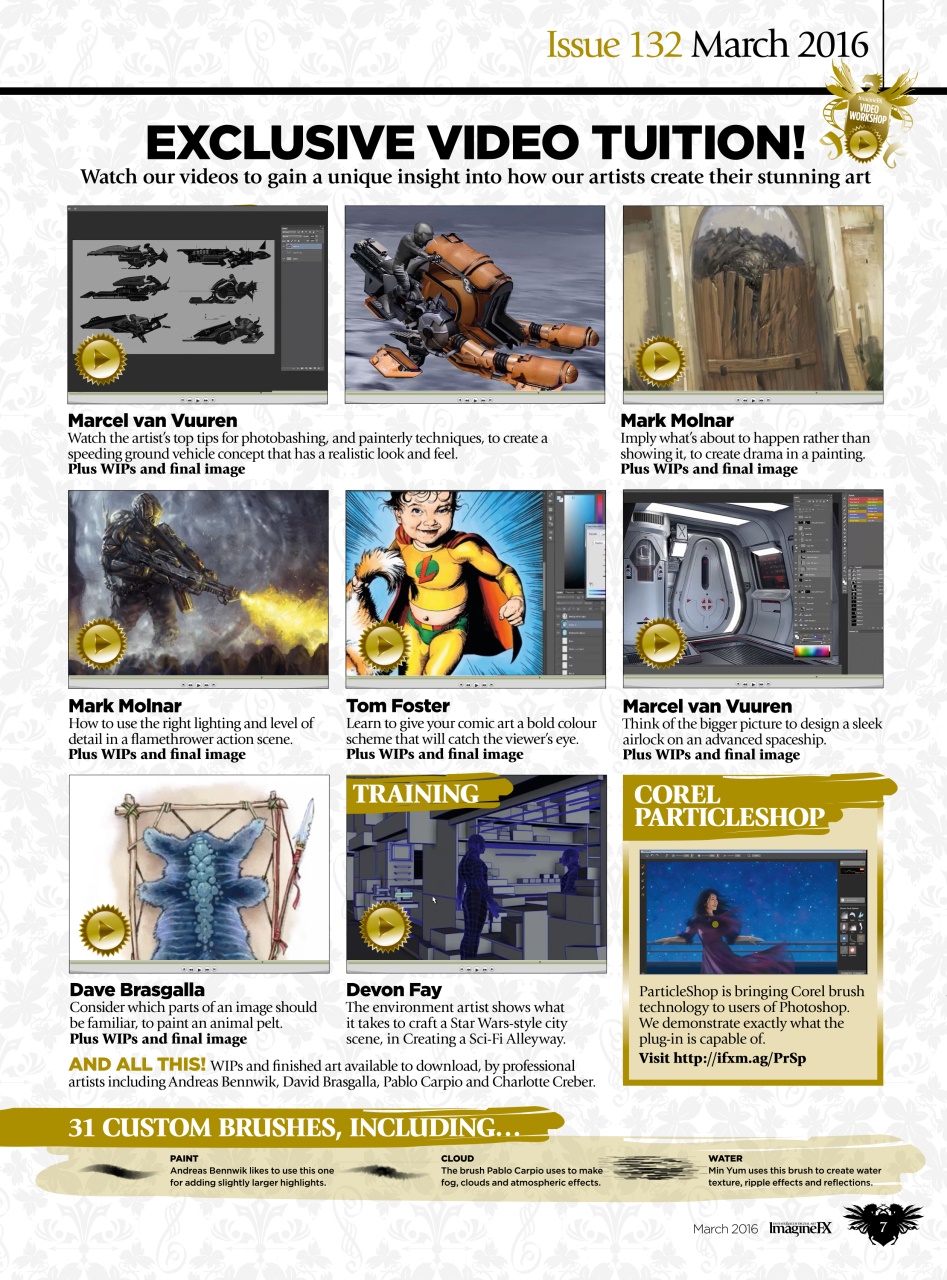 ImagineFX Preview Pages