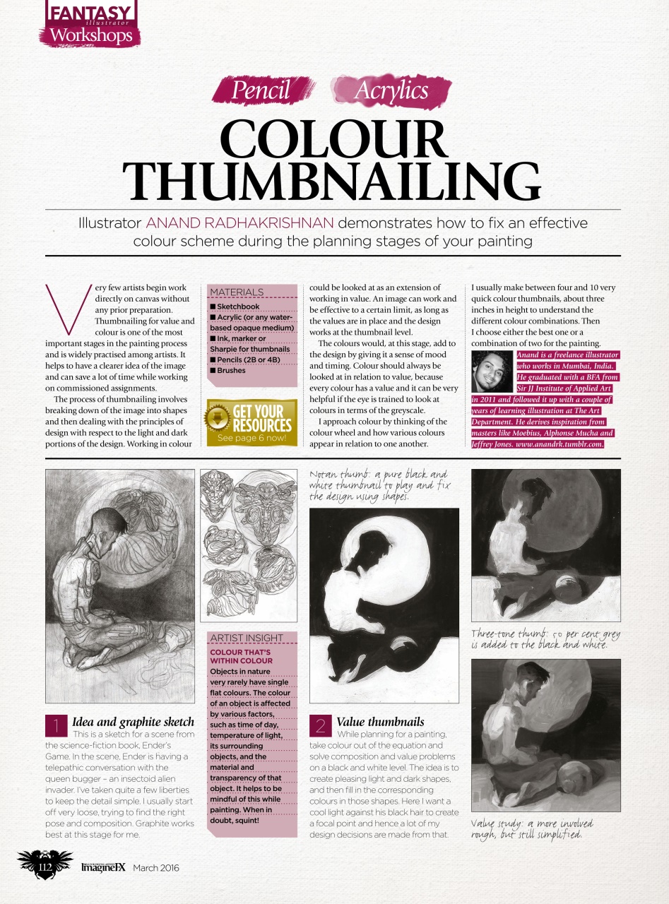 ImagineFX Preview Pages