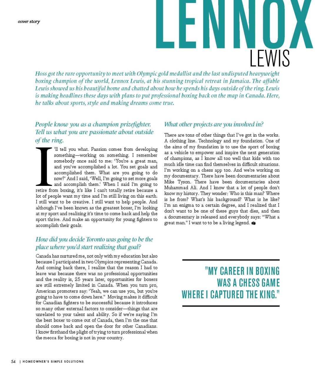 HOSS Magazine Preview Pages