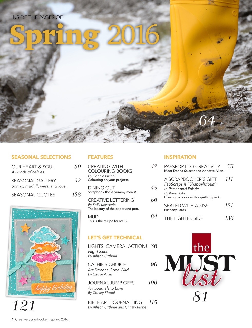 Creative Scrapbooker Preview Pages