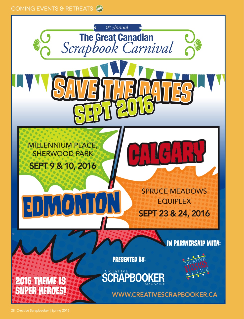 Creative Scrapbooker Preview Pages