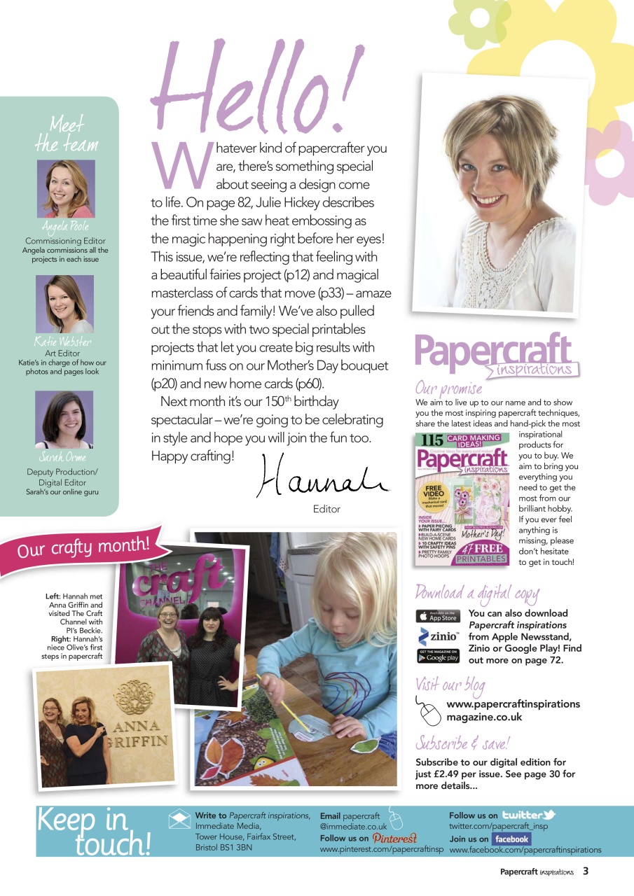 Papercraft Inspirations Preview Pages