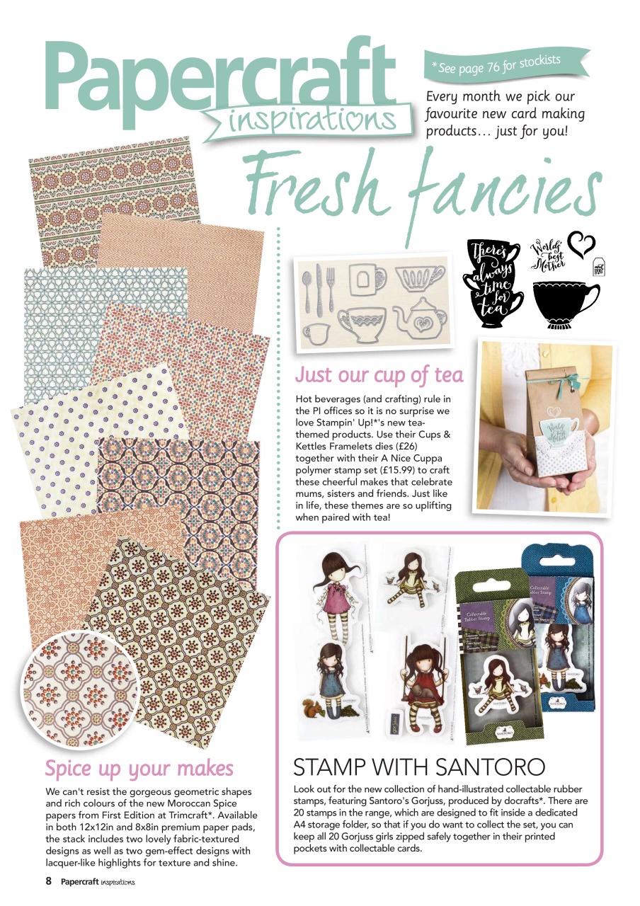 Papercraft Inspirations Preview Pages