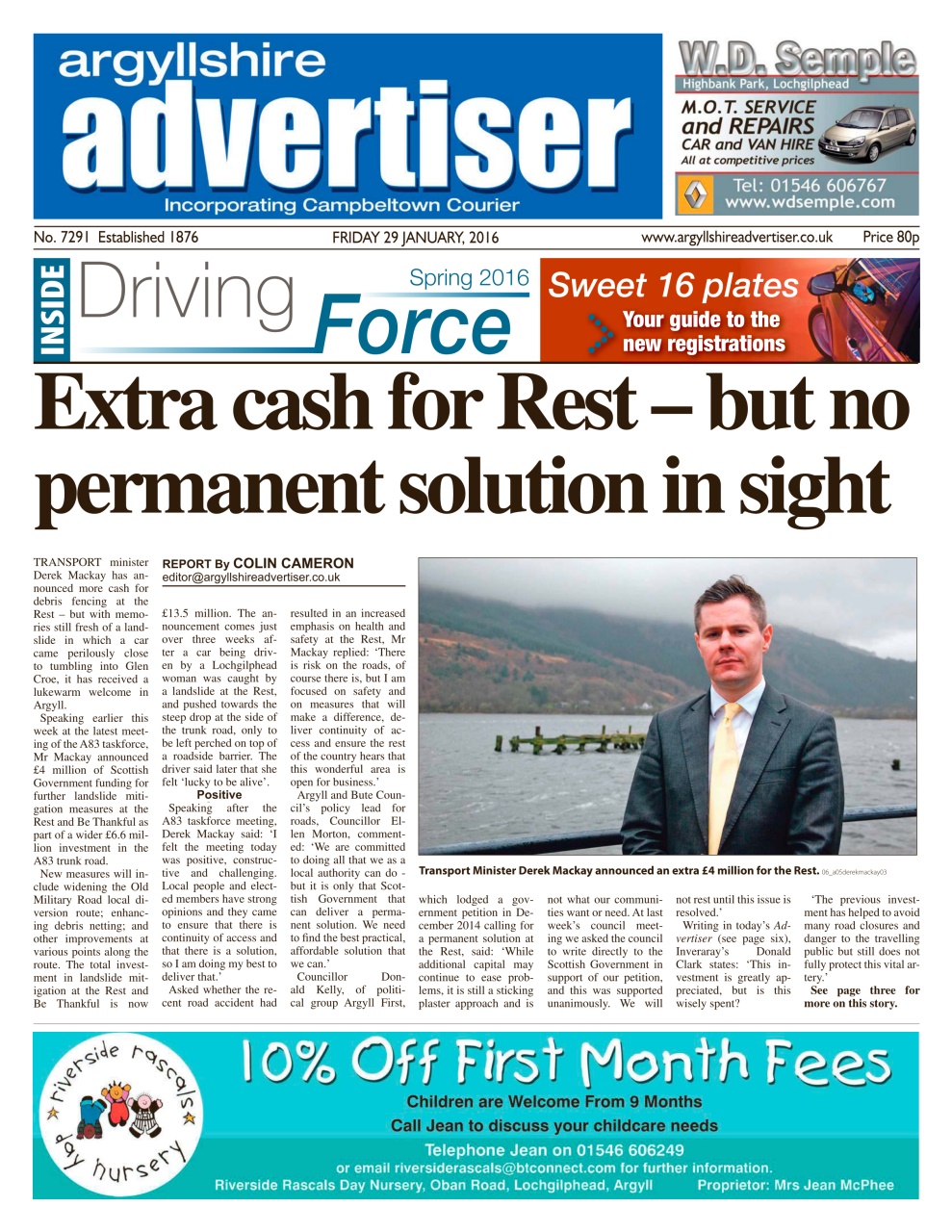 Argyllshire Advertiser Preview Pages