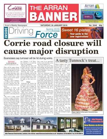 Arran Banner issue 30th January 2016