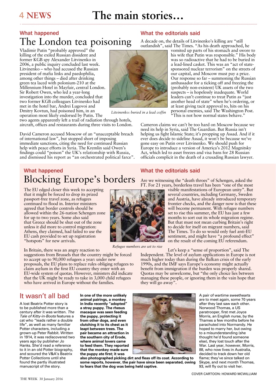 The Week Preview Pages