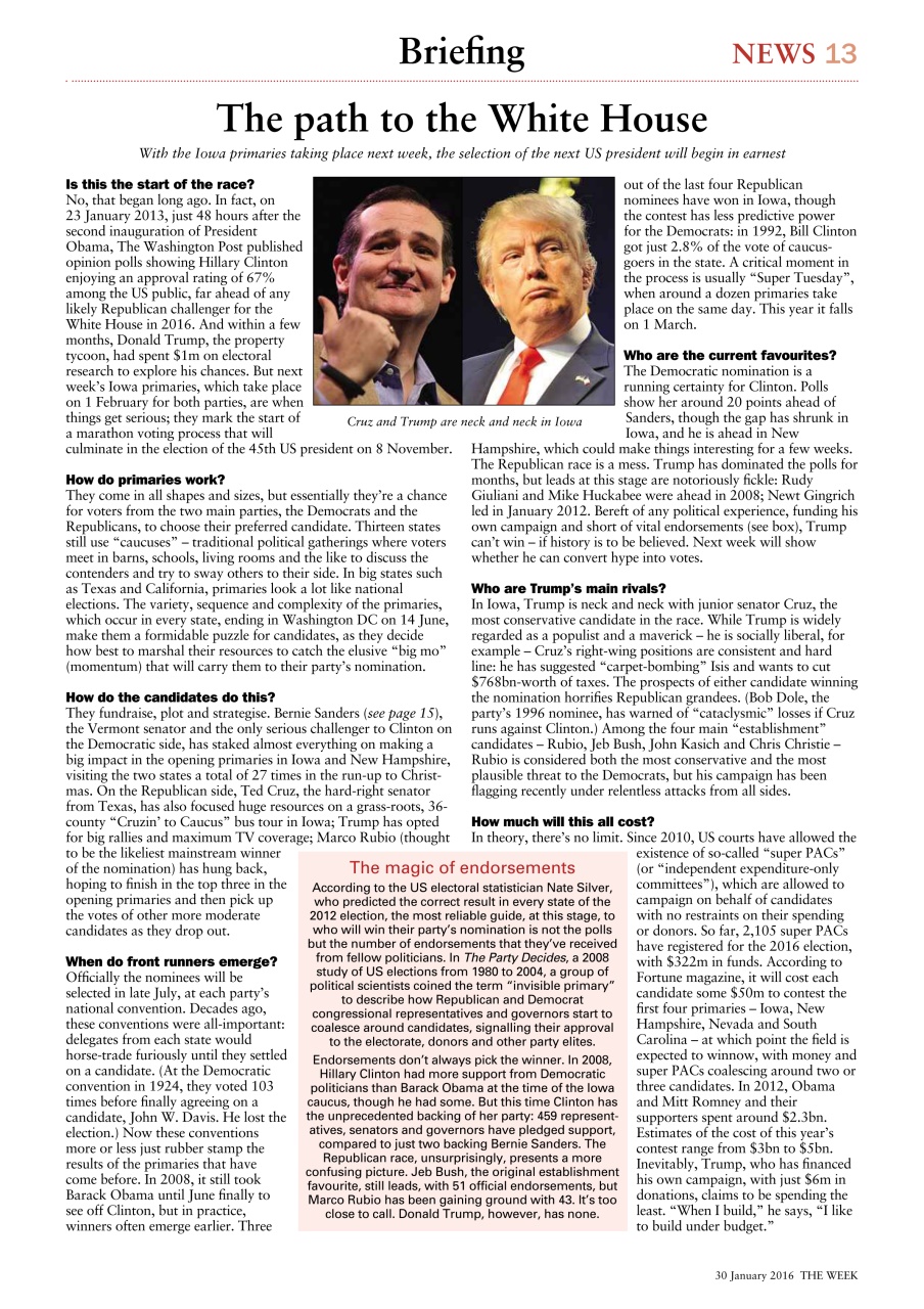 The Week Preview Pages