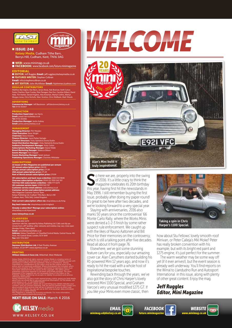 Mini Magazine Preview Pages