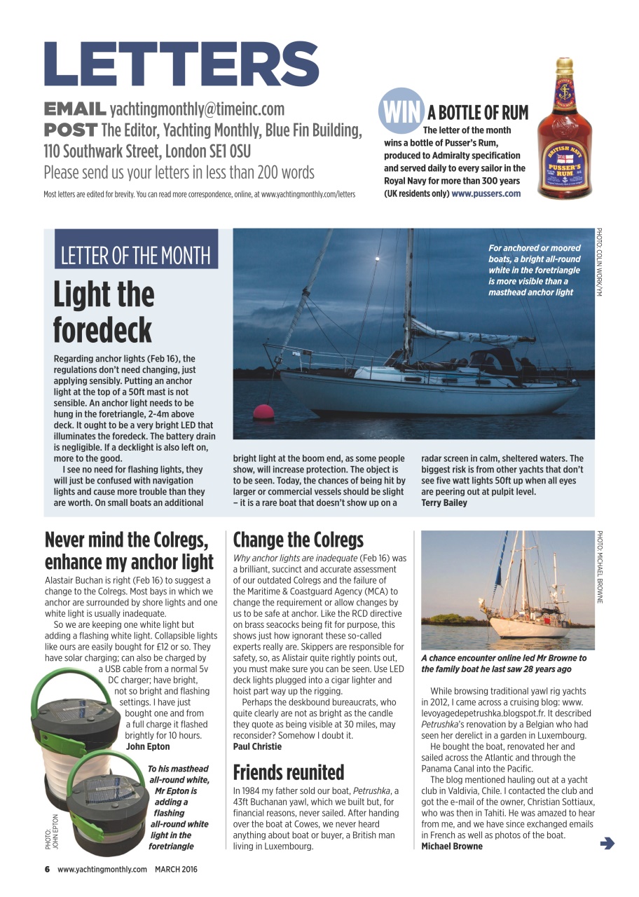 Yachting Monthly Preview Pages