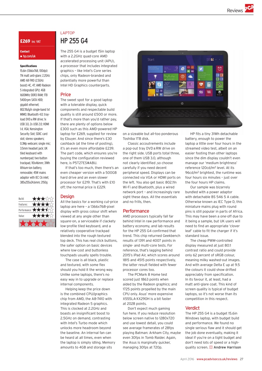 Tech Advisor Preview Pages