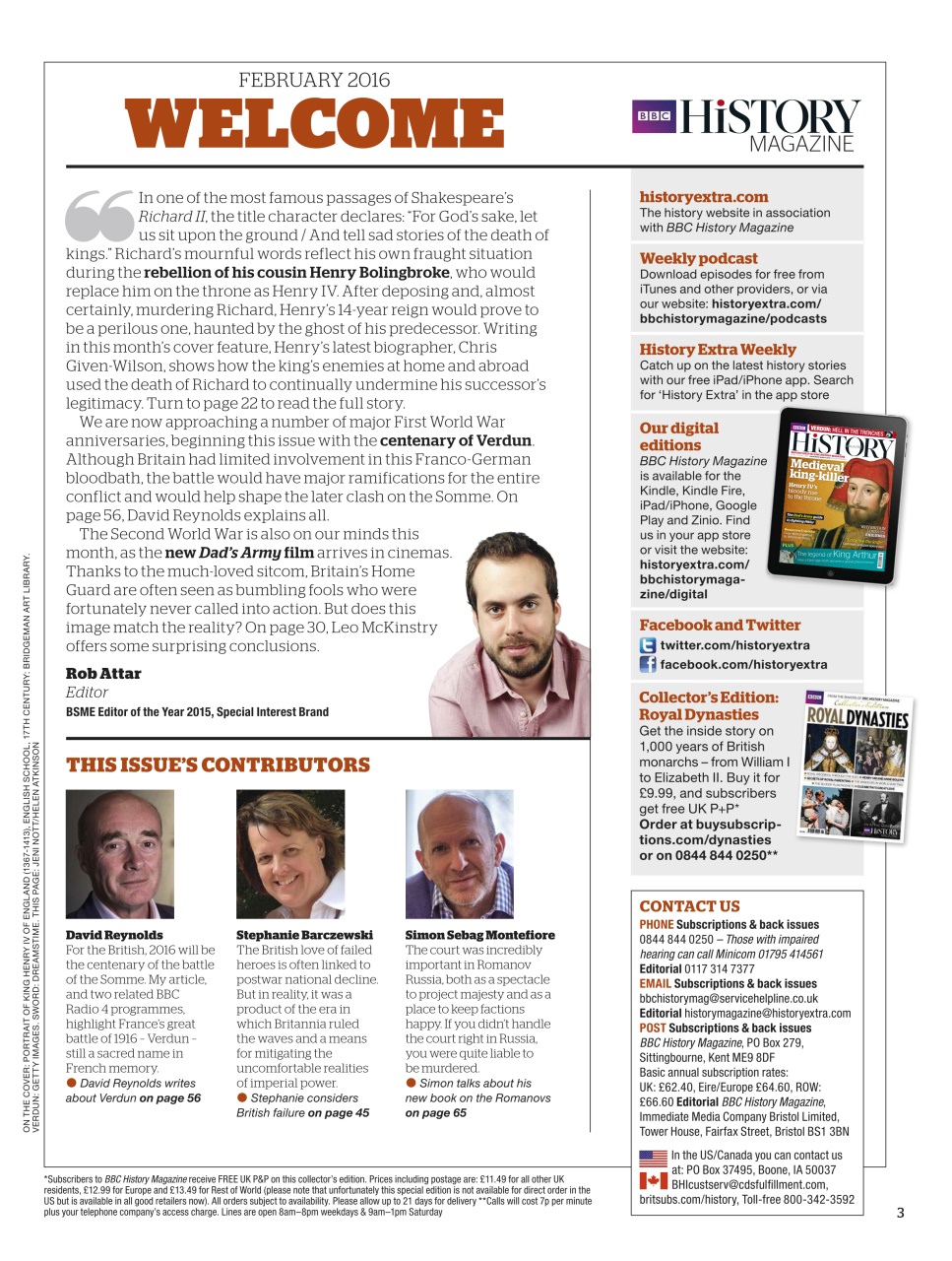 History Extra Magazine Preview Pages