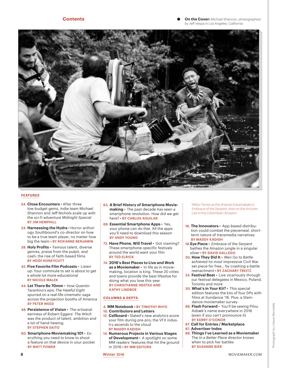MovieMaker Magazine Preview Pages