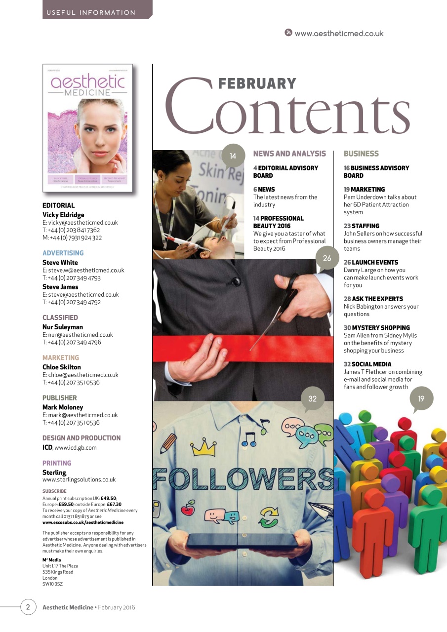 Aesthetic Medicine Preview Pages