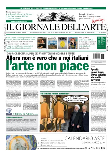 Il Giornale Dell’Arte issue 