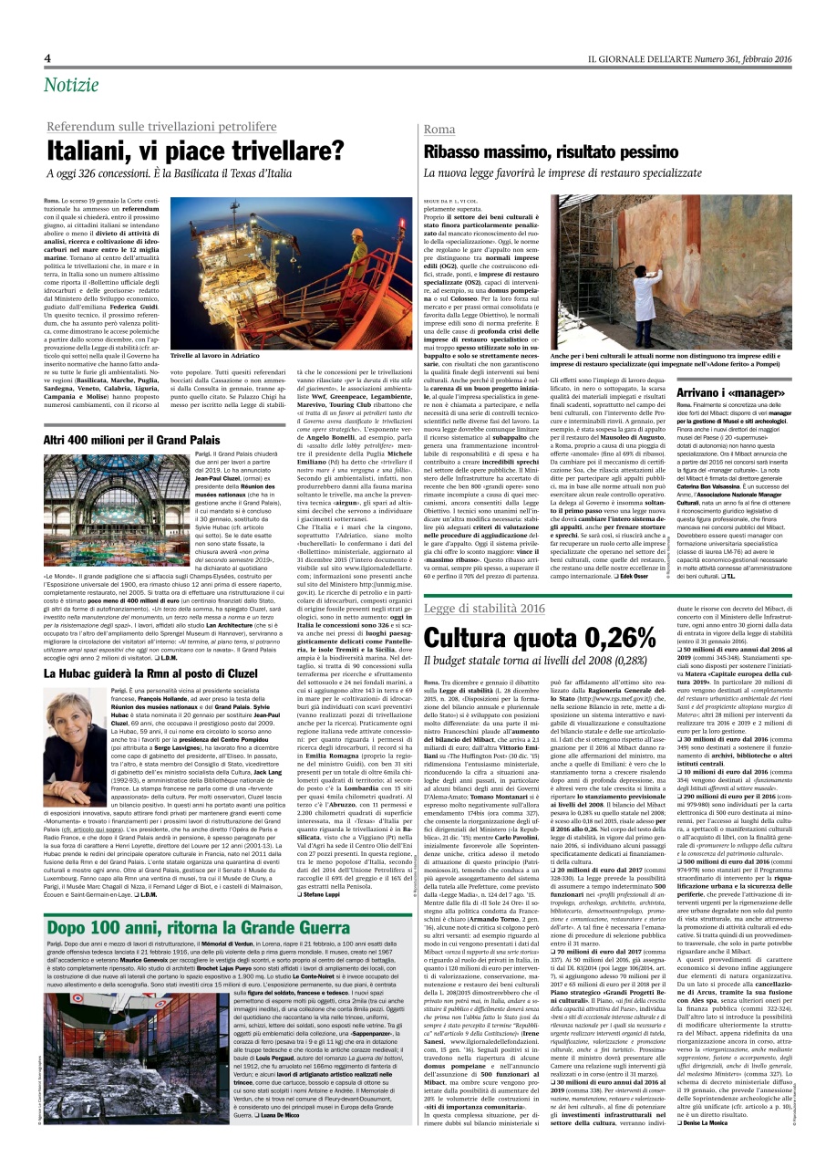 Il Giornale Dell’Arte Preview Pages