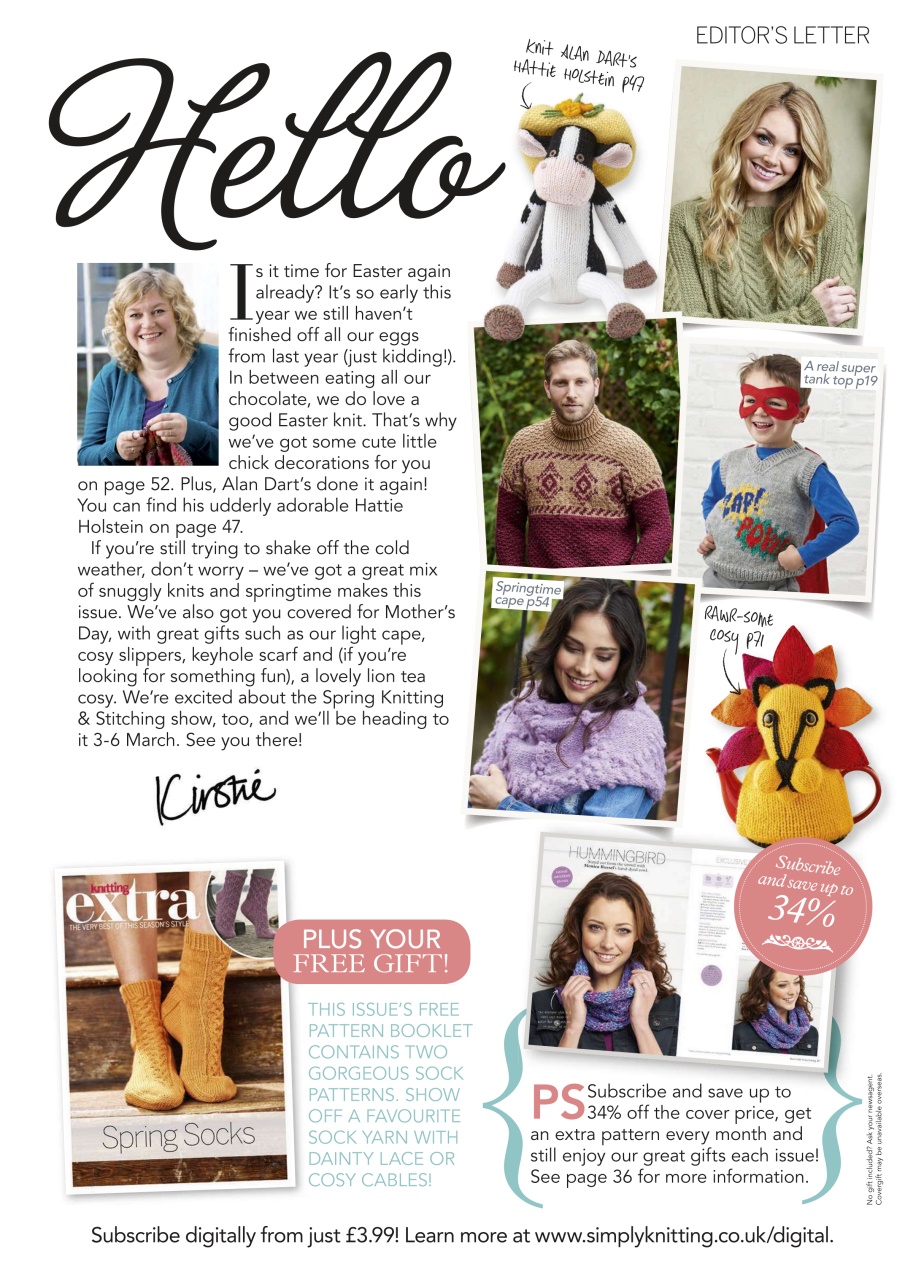 Simply Knitting Preview Pages