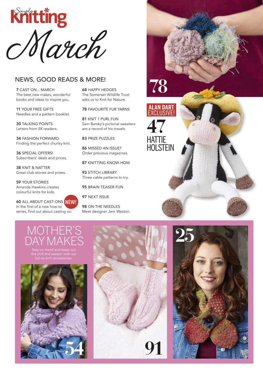 Simply Knitting Preview Pages