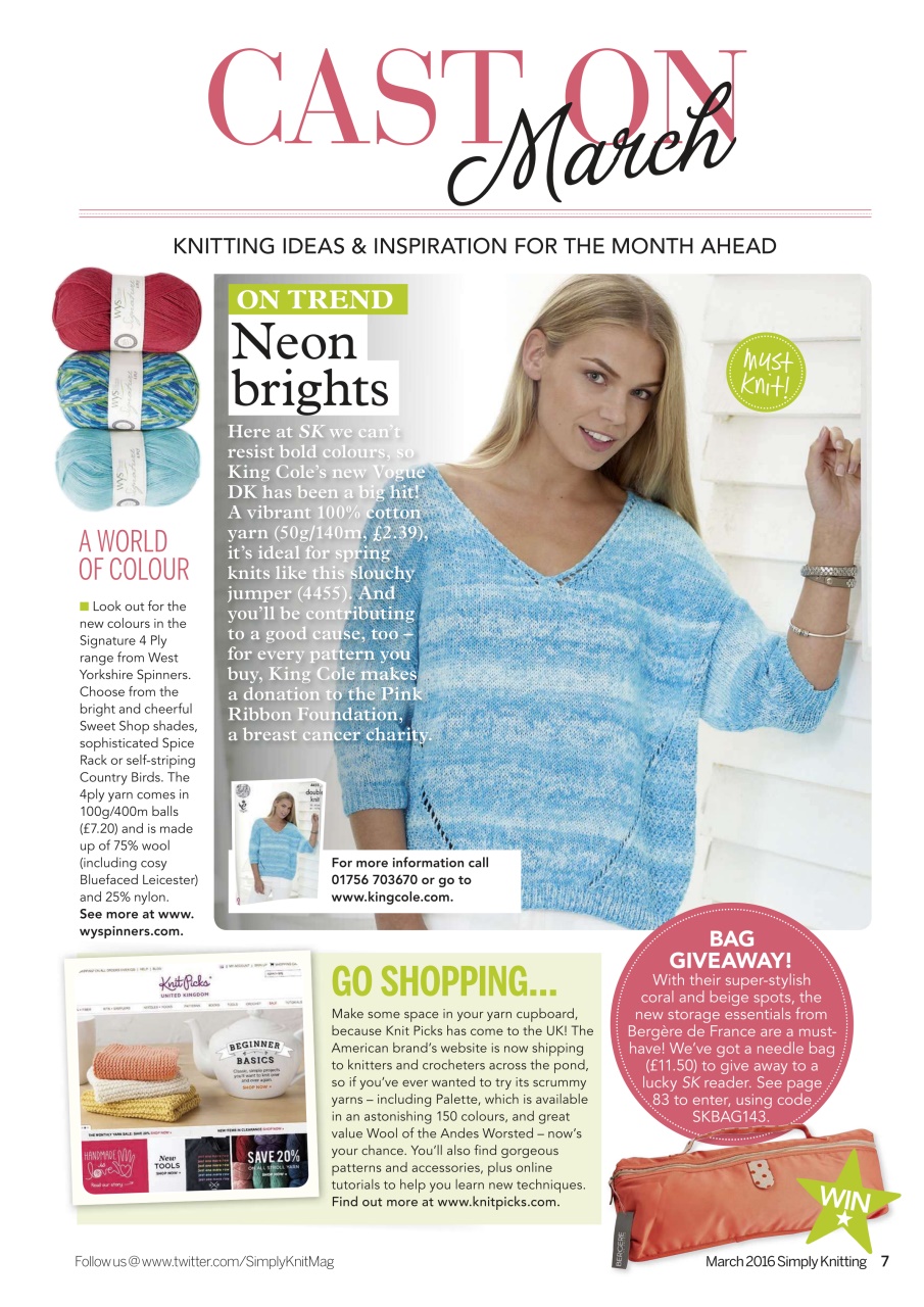 Simply Knitting Preview Pages