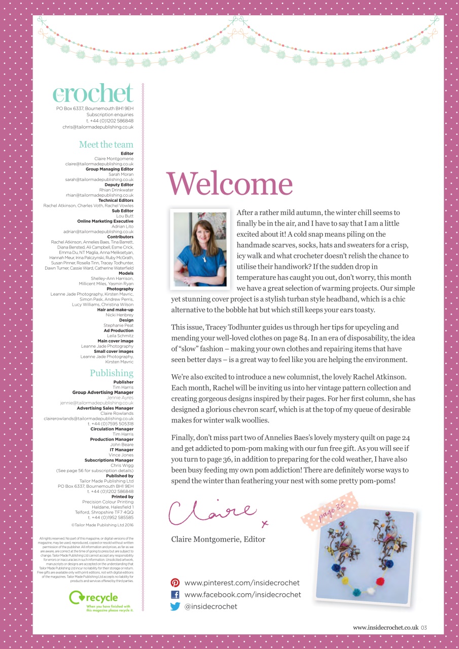 Inside Crochet Preview Pages