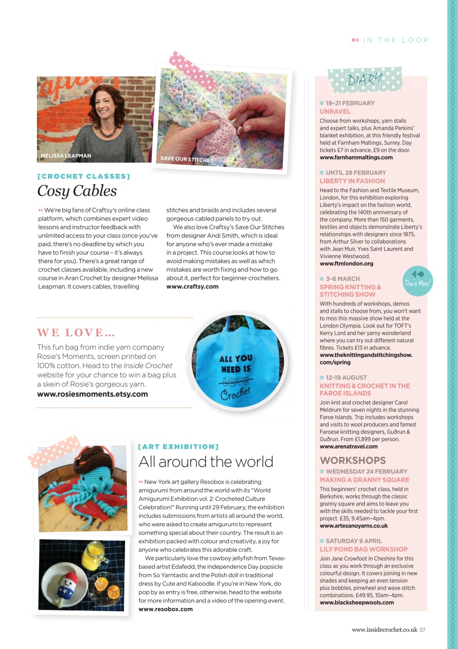 Inside Crochet Preview Pages