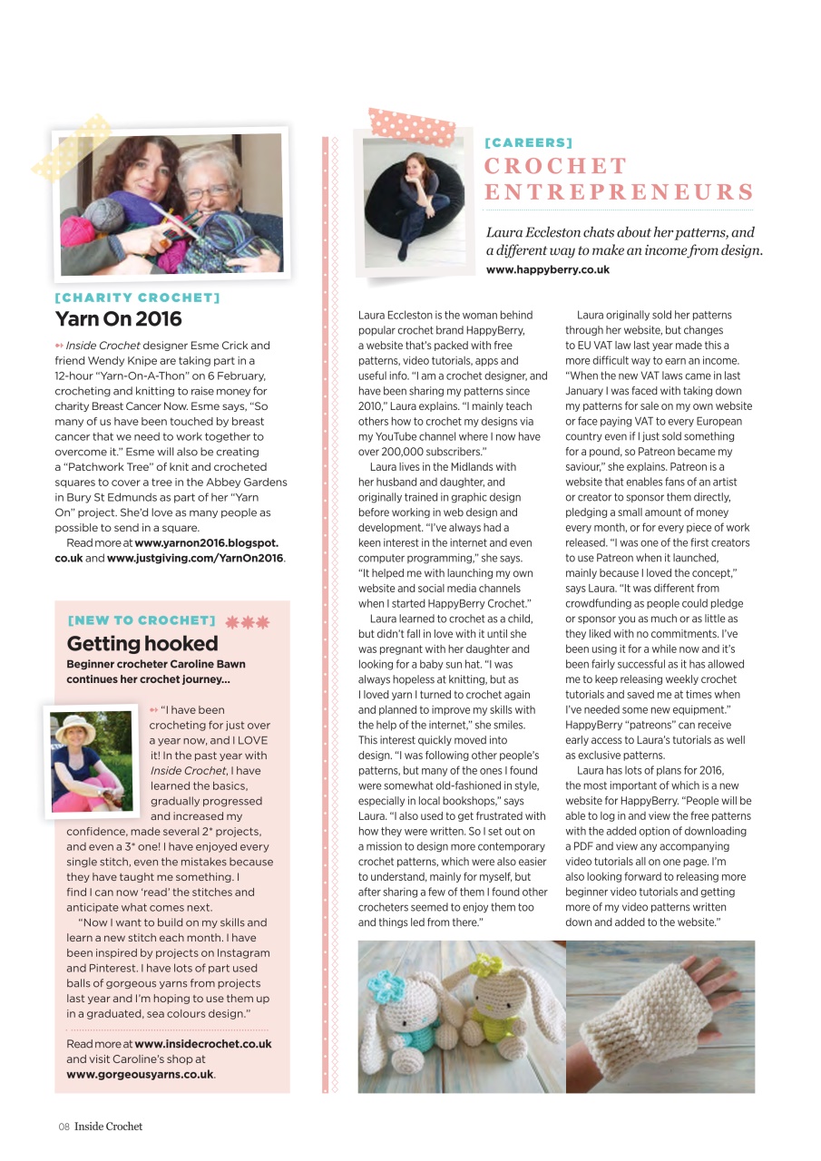 Inside Crochet Preview Pages