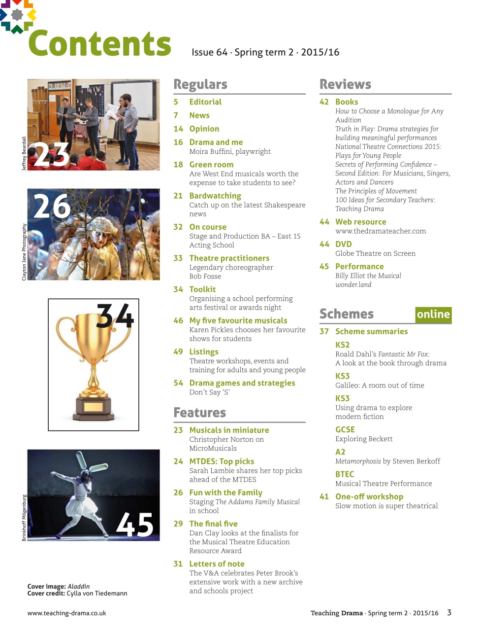 Drama and Theatre Preview Pages